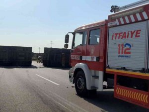 Bandırma Gönen Yol Ayrımında Trafik Kazası