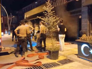 Kırıkkale’de Kafe Yangını