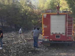 Ormanlık Alanda Çıkan Yangın Korkuttu
