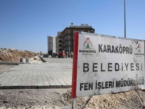 Karaköprüde Açılan Yeni Yollar Parke İle Döşeniyor