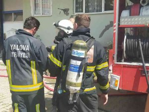 Yalova’da Kazan Dairesi Yangını