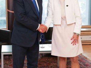 Dışişleri Bakanı Çavuşoğlu, Slovenya Dışişleri Bakanı Fajon İle Bir Araya Geldi