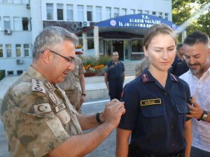 Elazığ İ̇l Jandarma Komutanlığında Rütbe Terfi Töreni Düzenledi