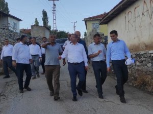 Vali Polat, Dolu Ve Sağanak Yağıştan Etkilen Köyleri Ziyaret Etti