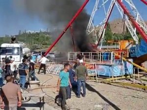Panayırda Yangın Paniği