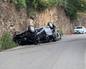 Trabzon'daki kazada 1 kişi öldü, 2 kişi yaralandı