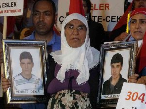 Diyarbakır’da Evlat Nöbetine Katılan Anne, İki Evladına Seslendi