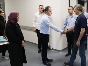 Başkan Altınsoy, Sultanhanı Devlet Hastanesi İnşaatını İnceledi