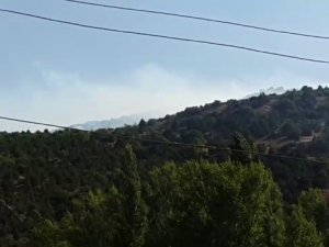 İ̇spir’de Orman Yangını