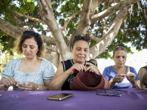 Hasır Örgü Atölyesi Hem Hobi Hem Kazanç Kapısı Oldu