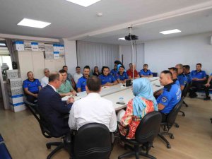 Başkan Örki, Zabıtalarla Bir Araya Geldi