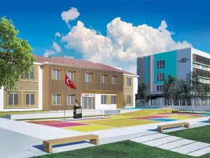 Mehmet Altun Eğitim Kompleksinde Okullar Yükseliyor