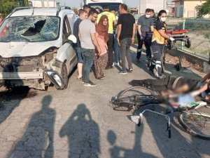 Manisa’da Kamyonetin Çarptığı Bisikletli Öldü