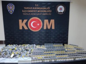 Mersin’de Bin 240 Paket Kaçak Sigara Ele Geçirildi