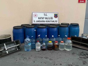 Hatay’da Bin 750 Litre Sahte İçki Ele Geçirildi