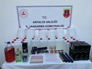 Jandarmadan Sahte Alkol Operasyonu