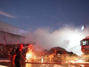 Kahramanmaraş’ta Fabrika Yangını