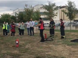 Hastanede Yapılan Tatbikat Gerçeğini Aratmadı