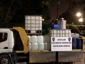 Avcılar’da Kaçak Alkol İmalatı Yapan Şüpheli Şahıs Yakalandı