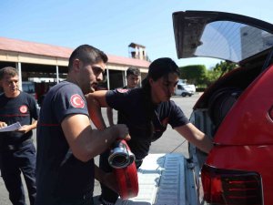 Antalya Büyükşehir’den Mersin’e İtfaiye Desteği