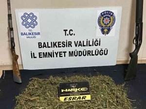 Balıkesir’de Narkotik Köpeği İle Uyuşturucu Operasyonu