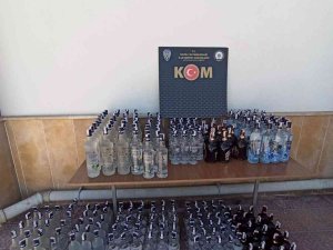 Nazilli’de 248 Şişe Sahte Alkol Ele Geçirildi