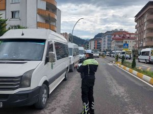 Giresun’da Okul Servisleri Denetlendi