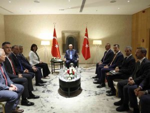 Cumhurbaşkanı Erdoğan, Sırbistan’da Sancaklı Liderlerle Görüştü