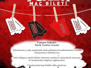 Vanspor’dan ‘Askıda Maç Bileti’ Uygulaması