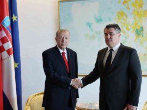 Erdoğan, Hırvatistanlı Mevkidaşı Milanoviç İle Görüştü