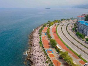 Fındık Hasadı Sona Eren Giresun’da Sahiller Fındıkla Doldu
