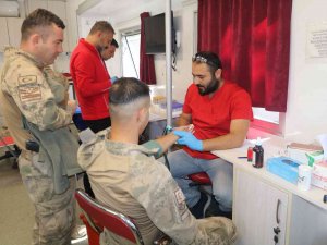 Yozgat’ta Jandarma Personeli Kan Bağışında Bulundu