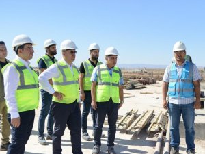 Çiftçi, Lojistik Merkezi Projesinde İncelemelerde Bulundu