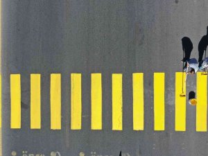 Yaya Geçidi Çizgileri Yenileniyor