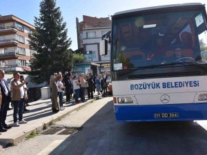 Başkan Bakkalcıoğlu Öğrencileri Kampa Uğurladı