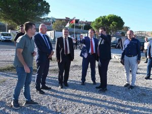 Başkan Orkan Kabakdere Ve Üçpınar’da Yatırımları İnceledi