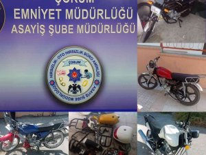 Çorum’da Motosiklet Hırsızları Yakalandı