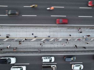 Avcılar’daki Metrobüs Kazasının Yaşandığı Bölge Dronla Görüntülendi