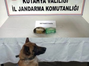 Kütahya’da Otomobilde Gizlenmiş Uyuşturucuyu Narkotik Köpeği Buldu
