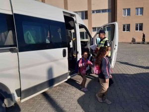 Eğitim Öğretim Yılının İlk Gününde Okul Servislerine Denetim