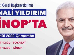 Binali Yıldırım Sinop’a Geliyor