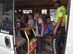 Gönen’de Okul Servisleri Denetlendi
