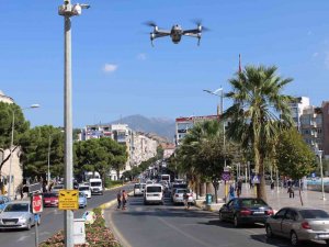 Hava Destekli Denetimlerde 1 Saatte 37 Araç Cezadan Kaçamadı