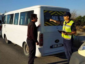 Jandarmadan Öğrencileri Servislerine Yönelik Denetim