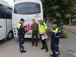 Keşan’da Öğrenci Servislerine Ortak Denetim