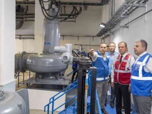 Seçer, Atıksu Terfi İstasyonunda İncelemelerde Bulundu