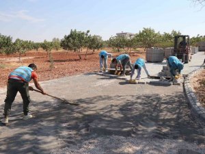 Bozova Belediyesinden Kırsal Mahallelerde Üst Yapı Çalışması