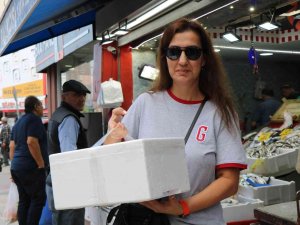 Şehir Dışından Samsun’a Gelen Misafirler Kasa Kasa Balıkla Dönüyor