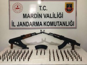 Mardin’de Durdurulan Araçta Silah Ve Mühimmat Ele Geçirildi