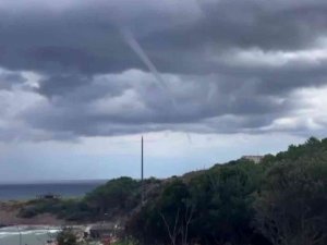 Beykoz’da Denizde Su Hortumu Oluştu